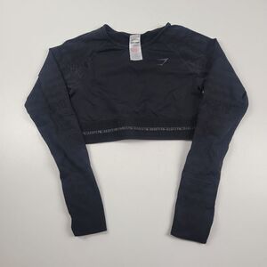 Gymshark‎ Cropped Long Sleeve Athletic Top Women's size Medium